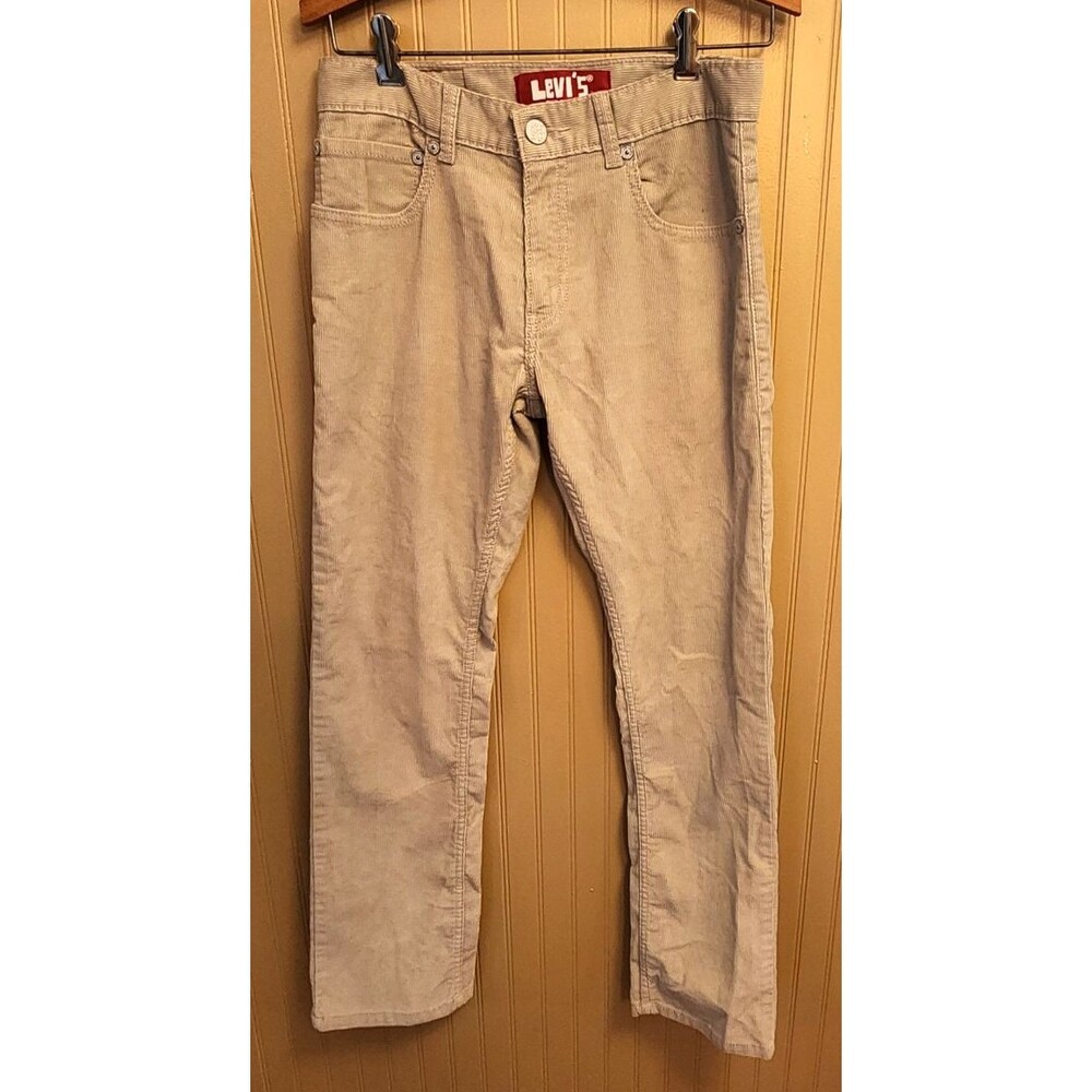Levi's 511 Corduroy Red Tab Skinny Beige Men's Jeans Size 28/28